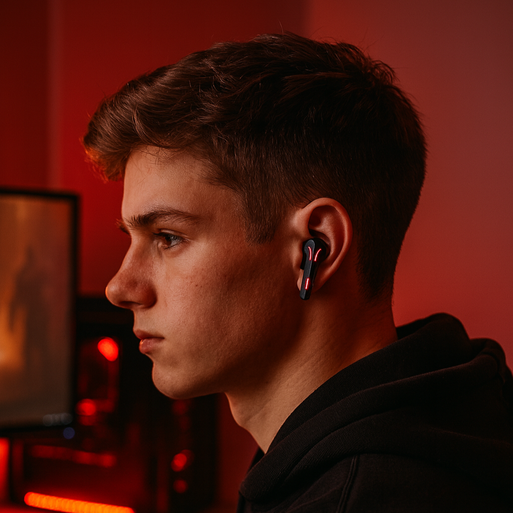 Crimson Wireless Gaming Earphones